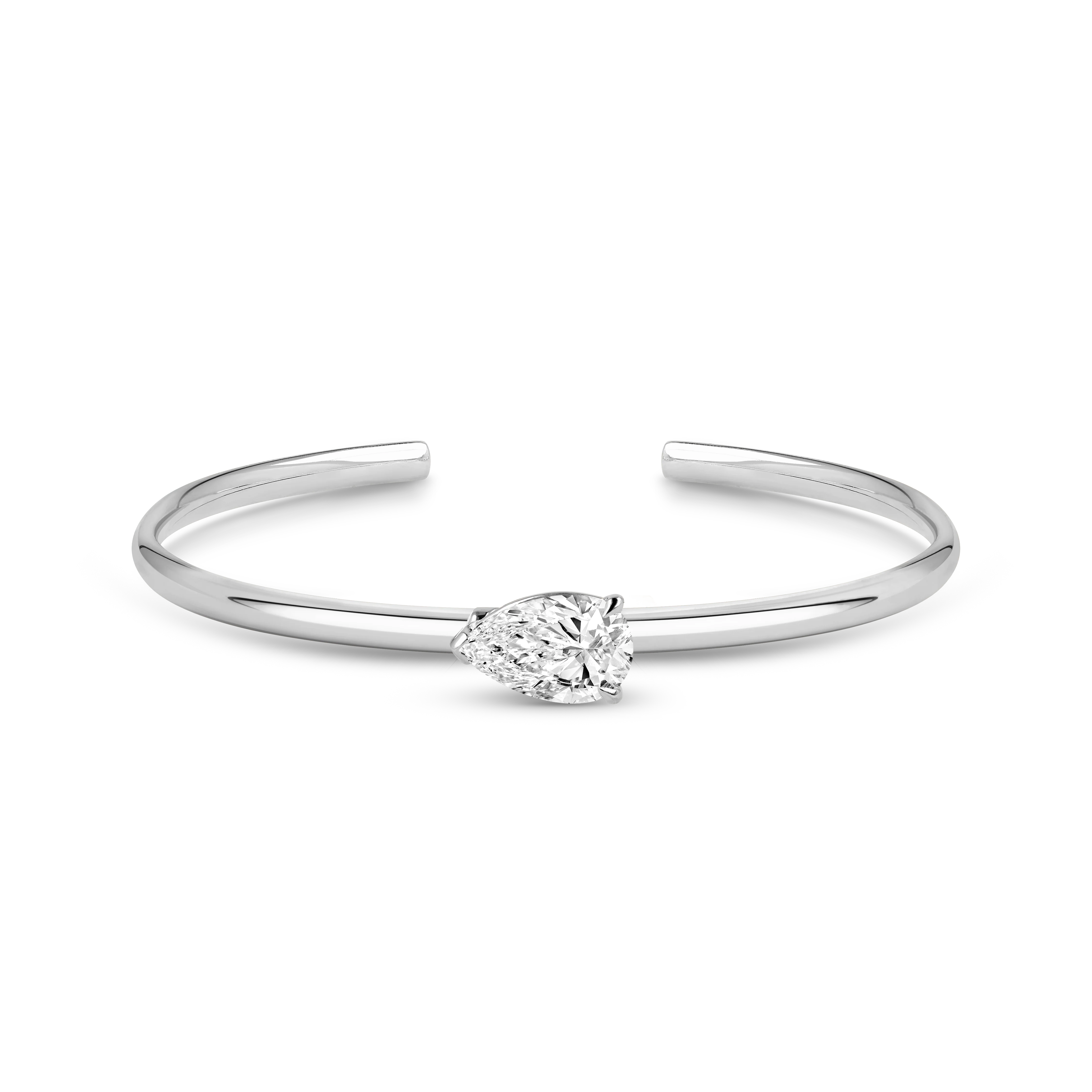 Charlotte Cuff Bangle (Pear) - Image 4